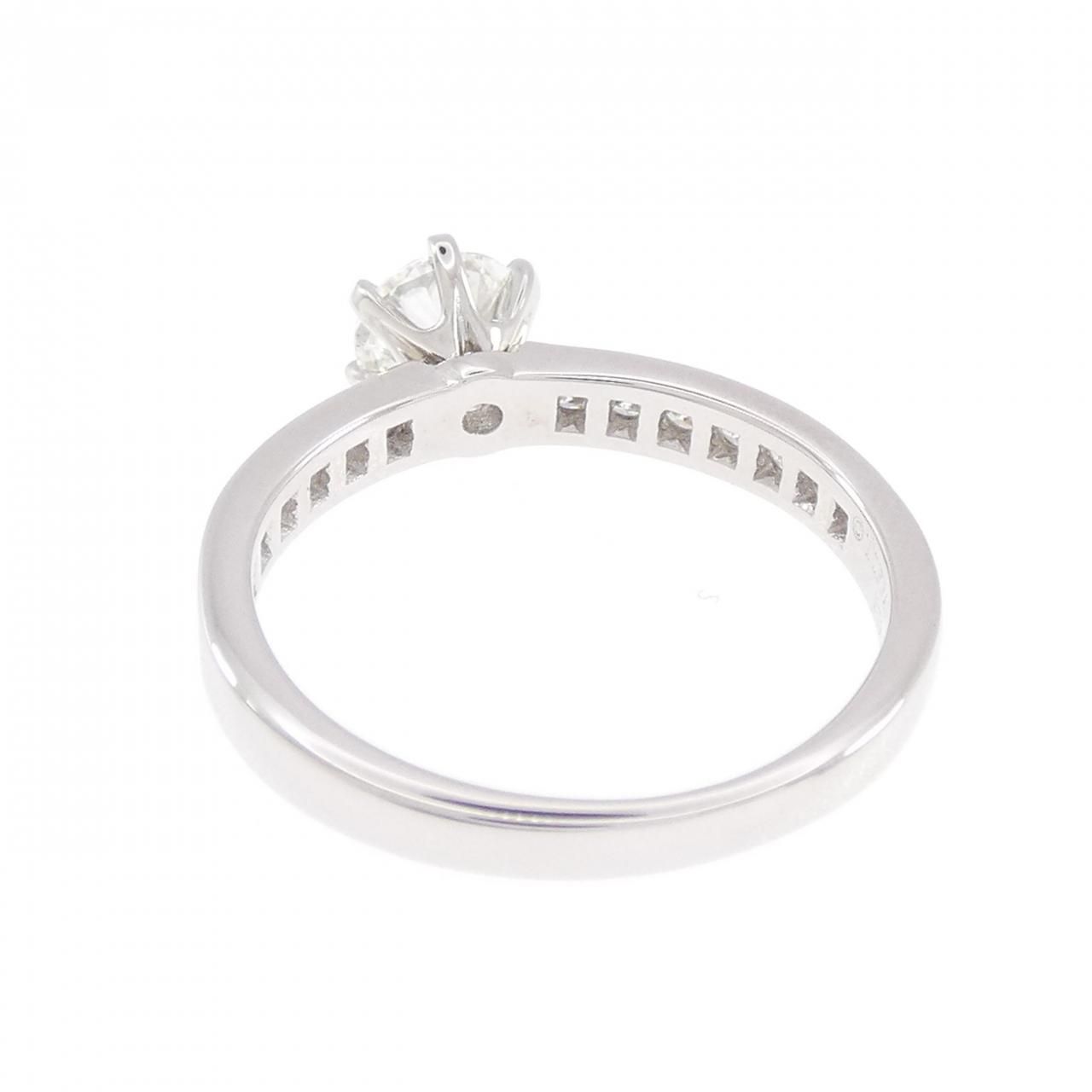 Tiffany & Co Solitaire Channel Setting Ring — view 3