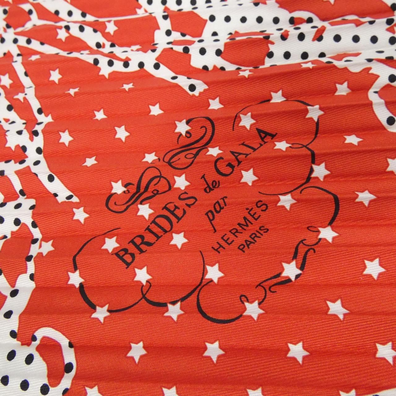 Hermes Bandana Pleated Scarf — view 4
