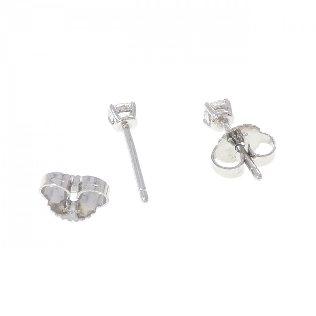 Tiffany & Co Solitaire Earrings — view 3