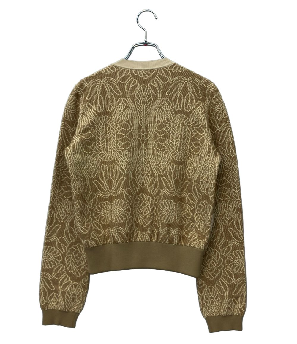 Max Mara Sweatshirt Shirt Pattern Cotton Hexagon Contrast Knit — view 2