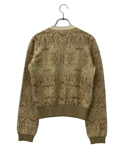 Max Mara Sweatshirt Shirt Pattern Cotton Hexagon Contrast Knit — view 2