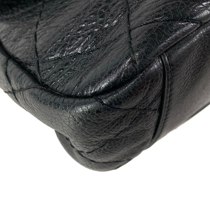Chanel Shoulder Bag on the Road Wild Stitch Black Flap Silver — view 6
