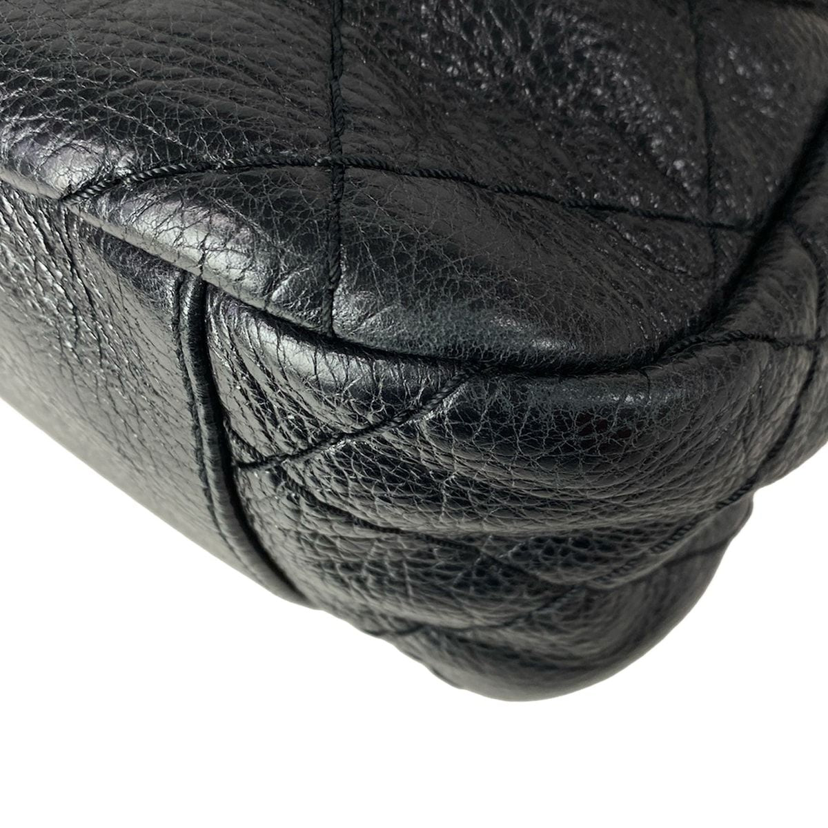 Chanel Shoulder Bag on the Road Wild Stitch Black Flap Silver — view 7