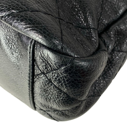 Chanel Shoulder Bag on the Road Wild Stitch Black Flap Silver — view 9