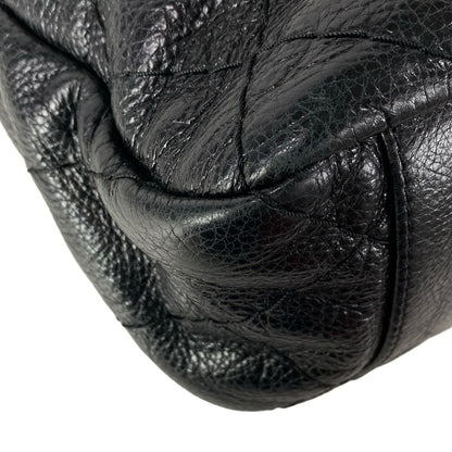 Chanel Shoulder Bag on the Road Wild Stitch Black Flap Silver — view 8
