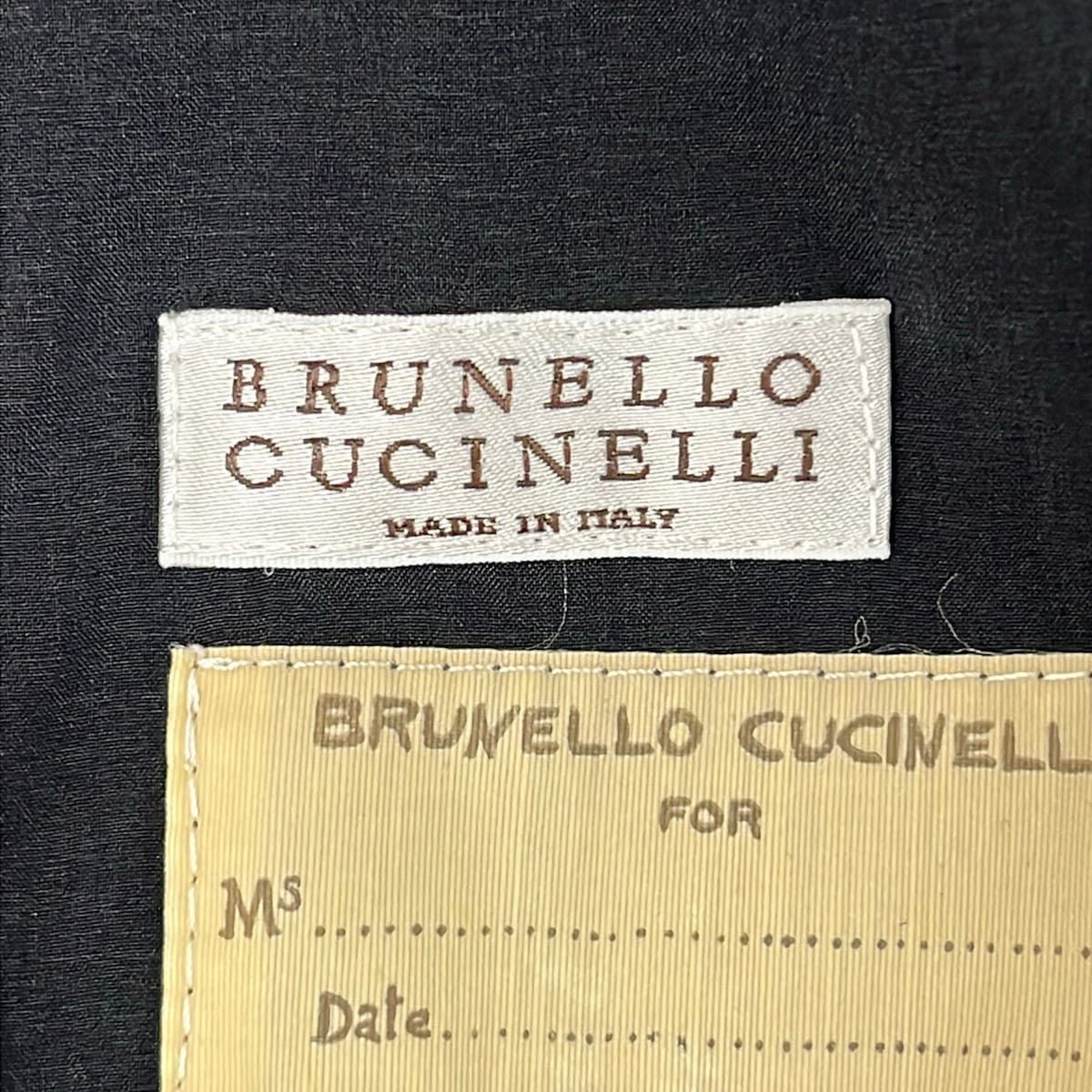 Brunello Cucinelli Coat 42 M Brown Long Sleeve Collar Wool Cashmere — view 3