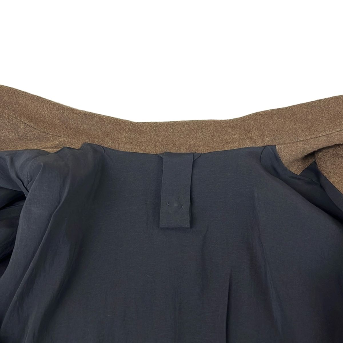 Brunello Cucinelli Coat 42 M Brown Long Sleeve Collar Wool Cashmere — view 8
