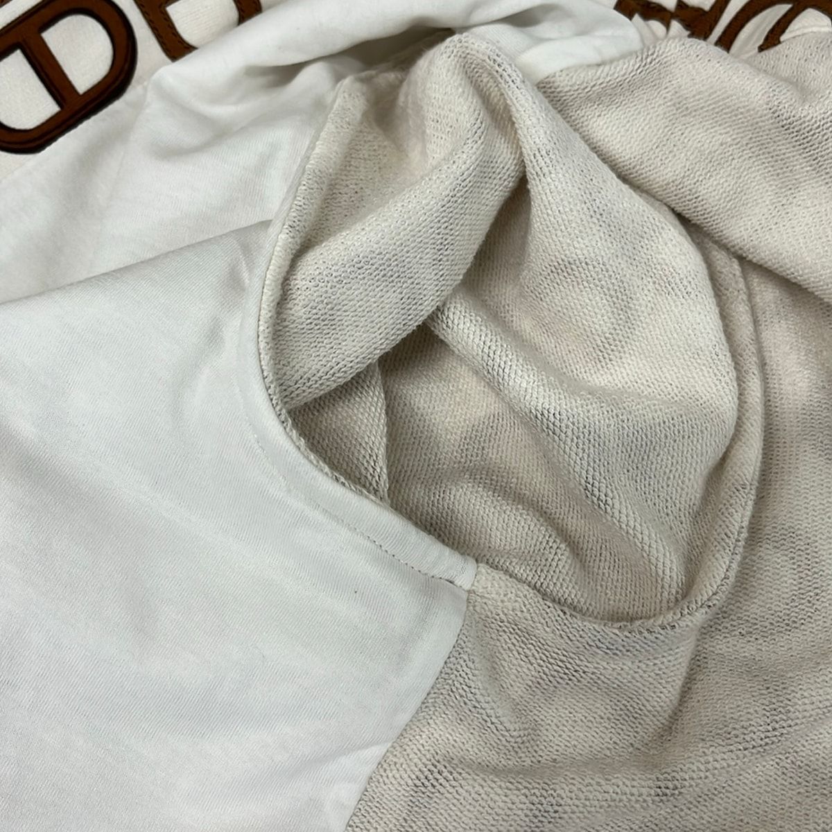 Hermes Jacket 42 L White Dark Brown Long Sleeve Chaine D'ancre Spring Autumn — view 9
