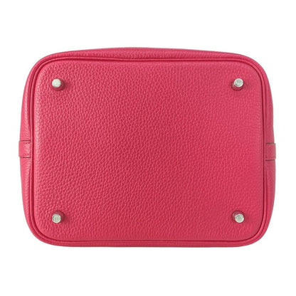Hermes Handbag Picotin Lock Eclat MM Framboise Silver — view 5