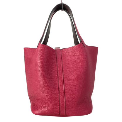 Hermes Handbag Picotin Lock Eclat MM Framboise Silver — view 4