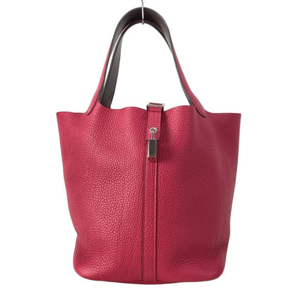 Hermes Handbag Picotin Lock Eclat MM Framboise Silver — view 2