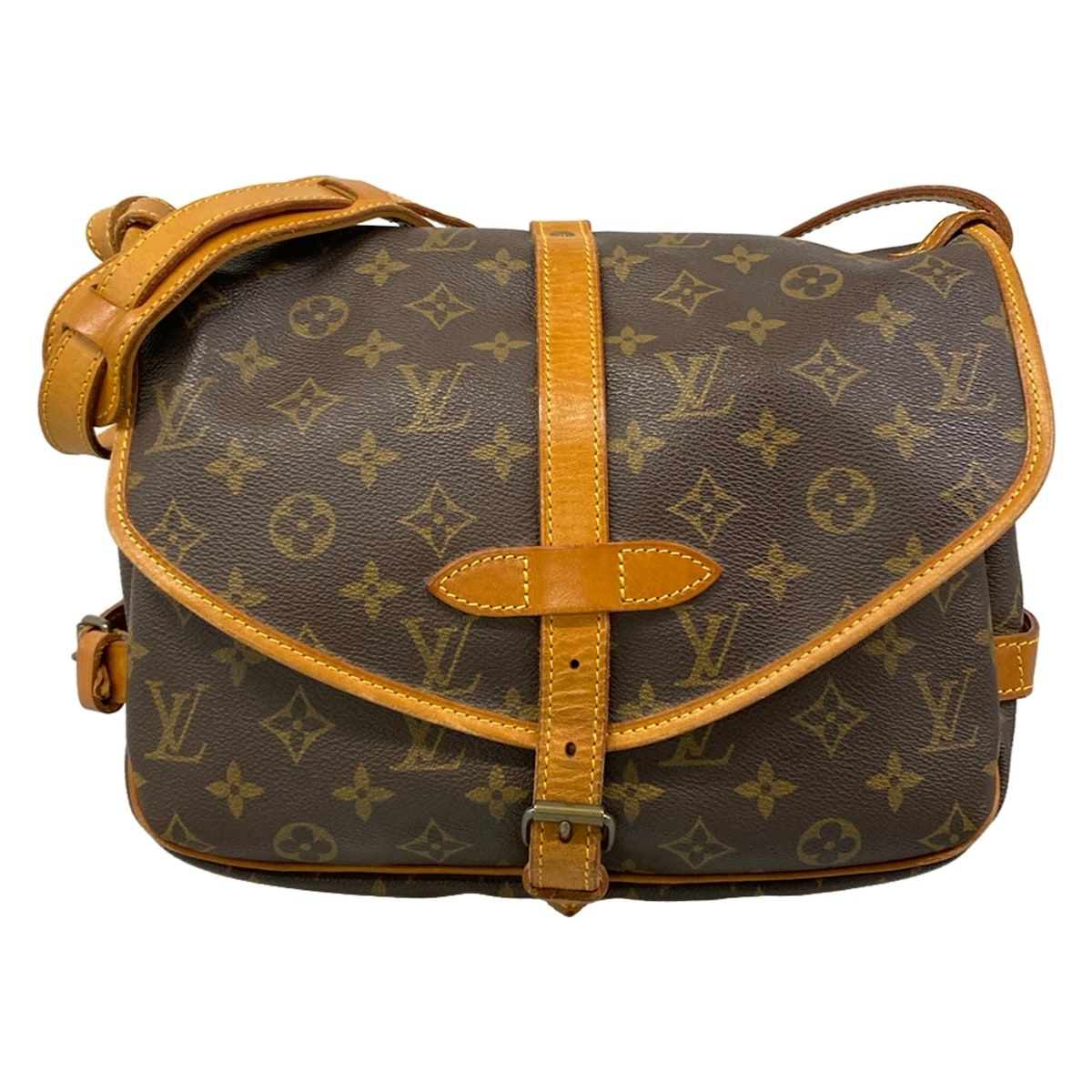 Louis Vuitton Shoulder Bag Monogram Saumur 30