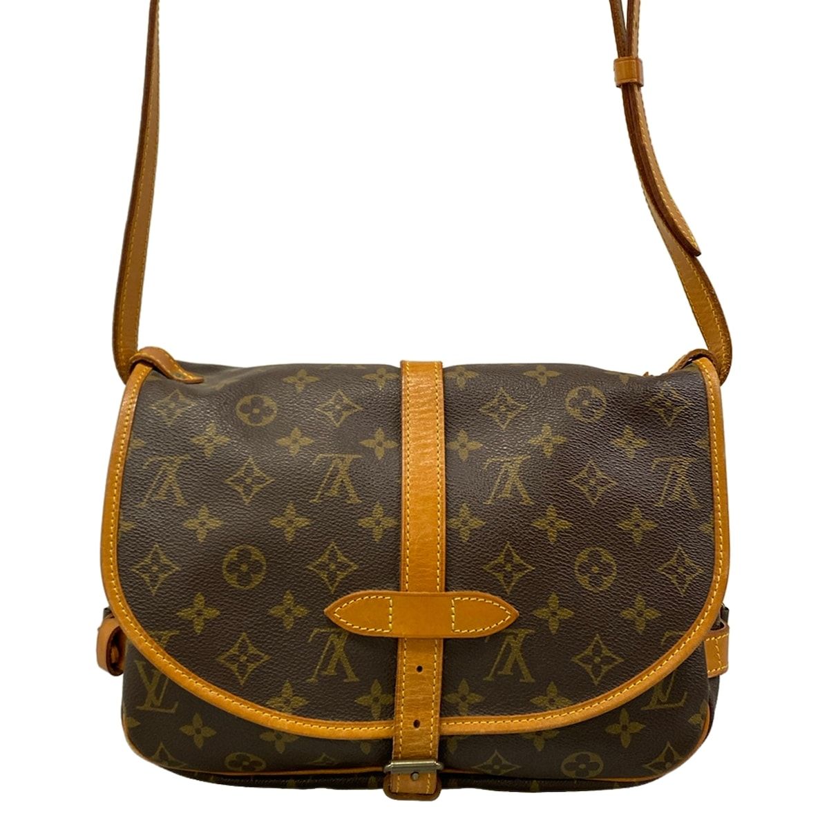 Louis Vuitton Shoulder Bag Monogram Saumur 30 — view 3