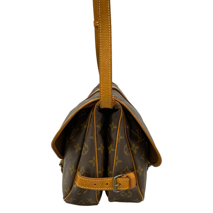 Louis Vuitton Shoulder Bag Monogram Saumur 30 — view 4