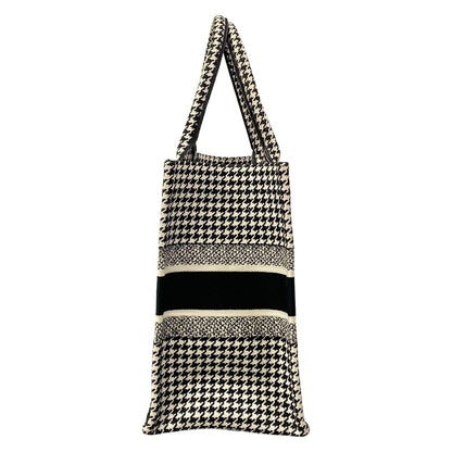 Dior Tote Book Vintage Small Black White Houndstooth — view 2