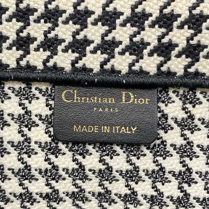 Dior Tote Book Vintage Small Black White Houndstooth — view 9