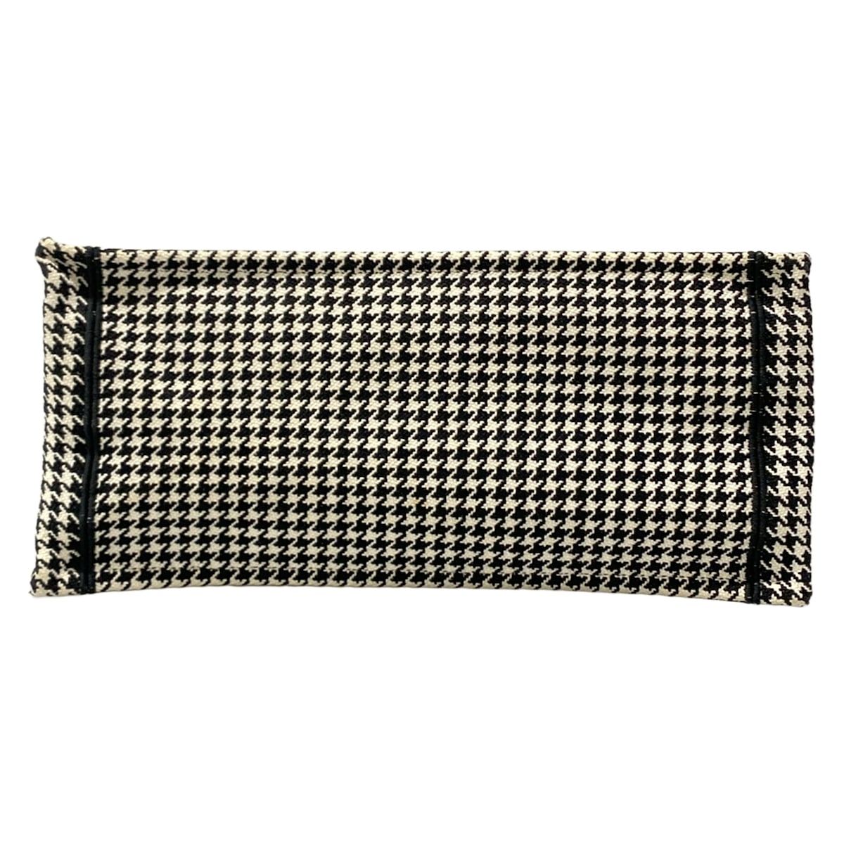 Dior Tote Book Vintage Small Black White Houndstooth — view 5
