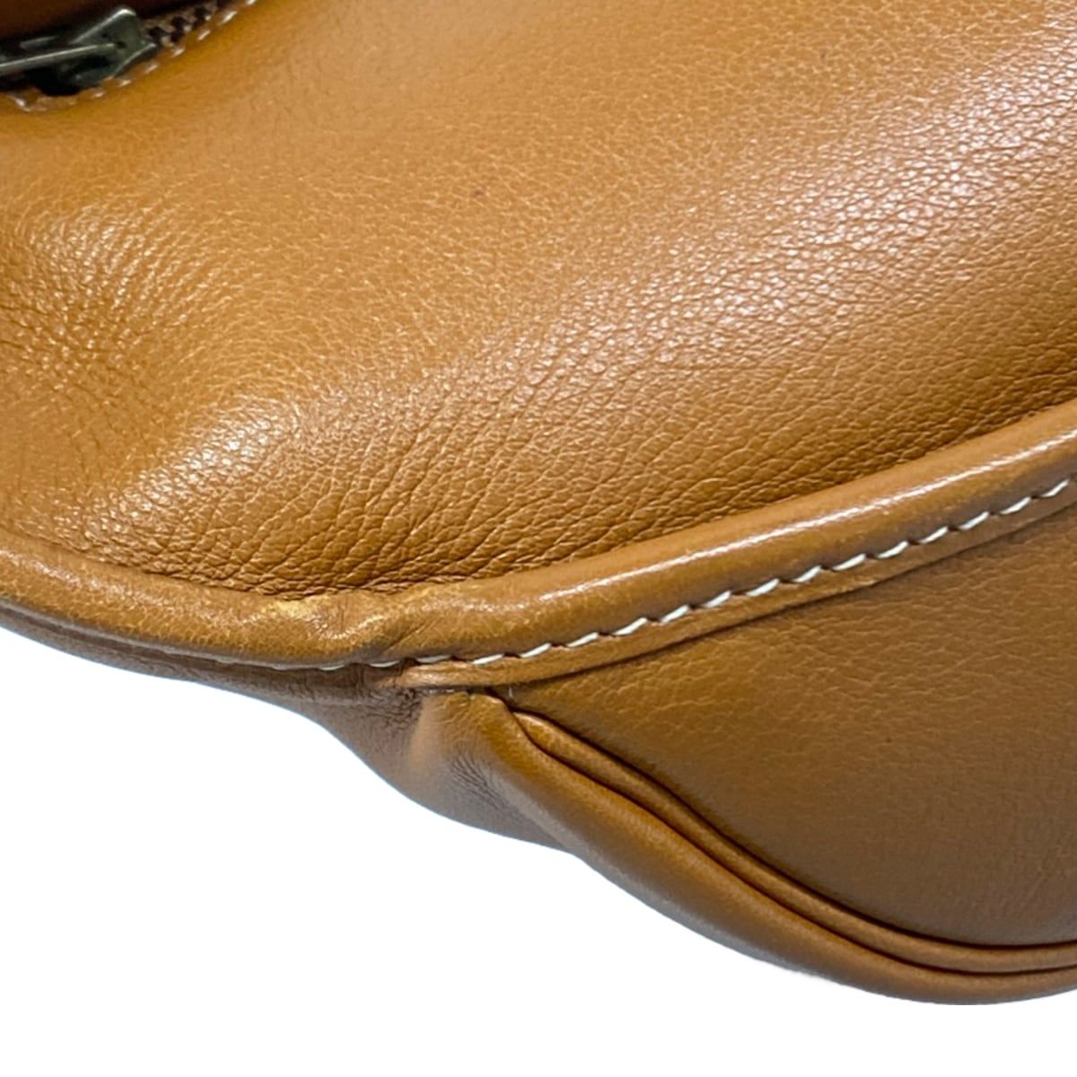 Hermes Waist Pouch Gold Belt Bag Leather — view 6