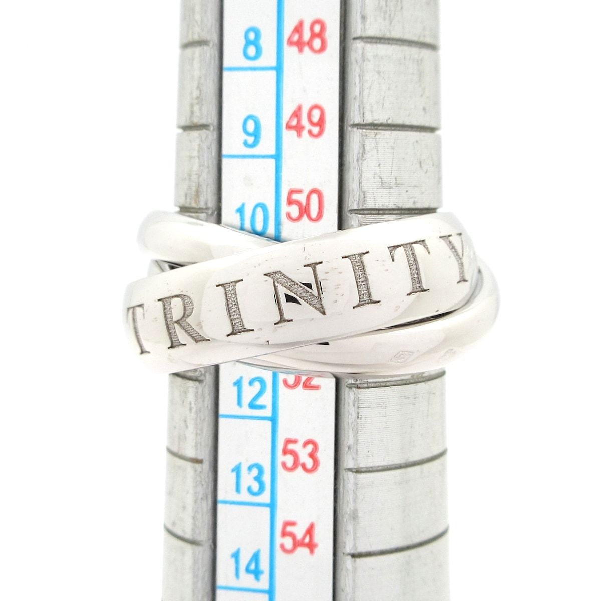 Cartier 51 Trinity 18k White Gold Christmas Limited Ring — view 6