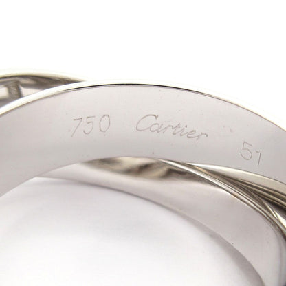Cartier 51 Trinity 18k White Gold Christmas Limited Ring — view 5