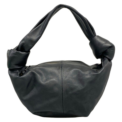 Bottega Veneta Handbag Double Knot Black Leather
