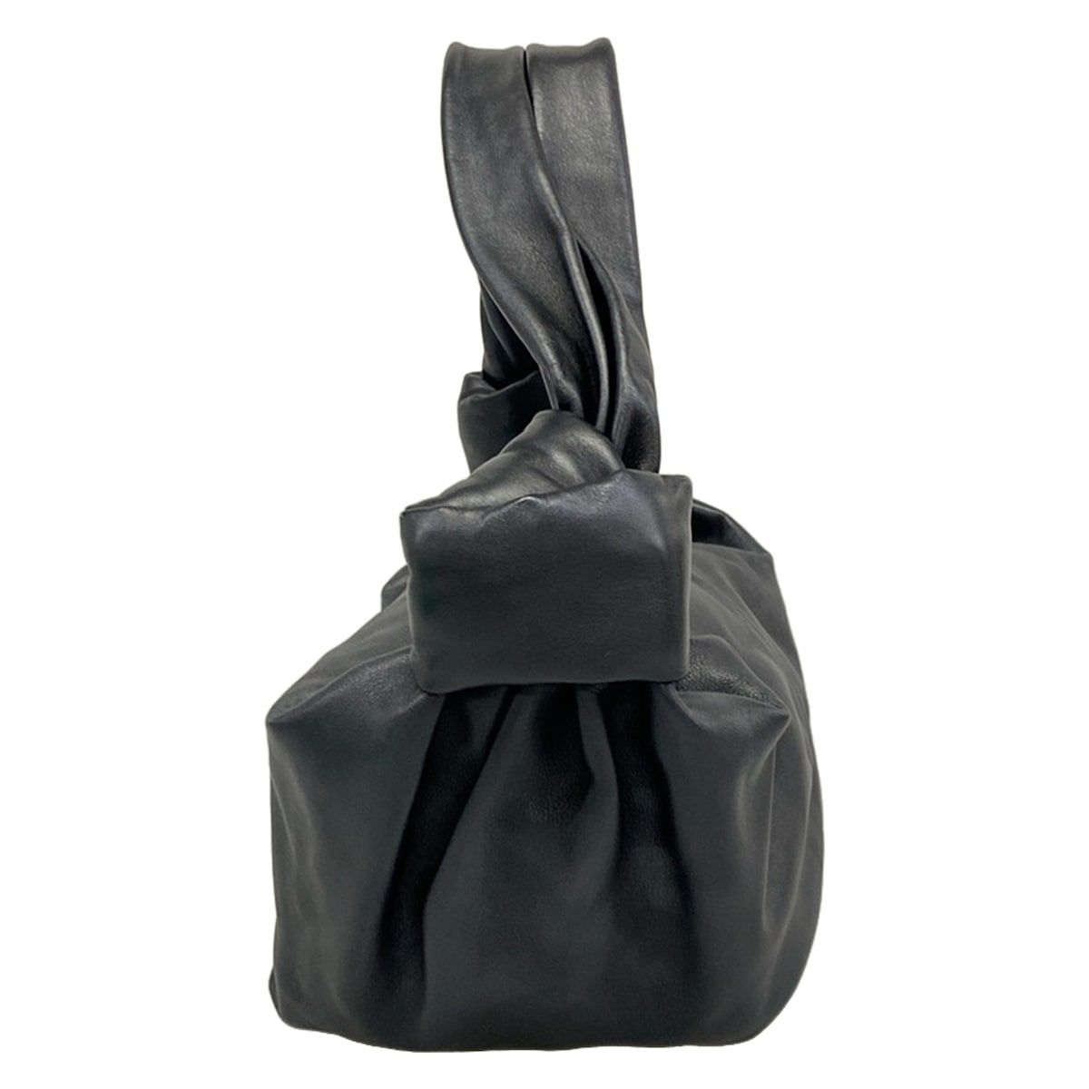 Bottega Veneta Handbag Double Knot Black Leather — view 2