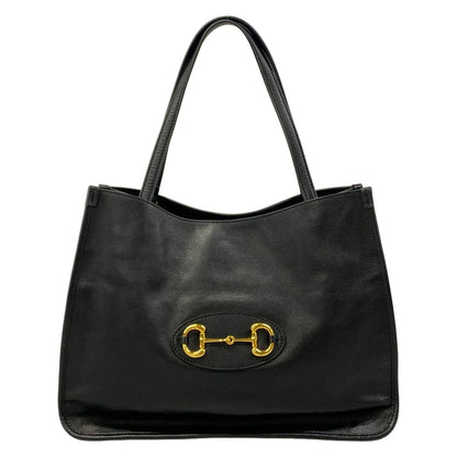 Gucci Tote Horsebit Black Leather