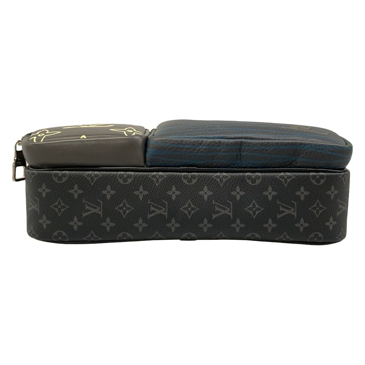 Louis Vuitton Handbag Patchwork Messenger Multi Pocket Monogram Eclipse Black — view 5