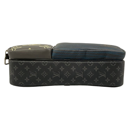 Louis Vuitton Handbag Patchwork Messenger Multi Pocket Monogram Eclipse Black — view 5