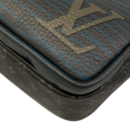 Louis Vuitton Handbag Patchwork Messenger Multi Pocket Monogram Eclipse Black — view 6