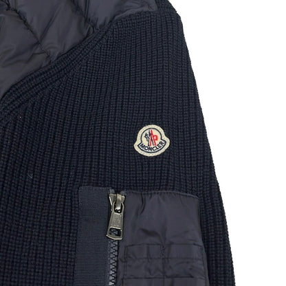 Moncler Down Jacket XL Maglione Navy Long Sleeve Winter — view 7