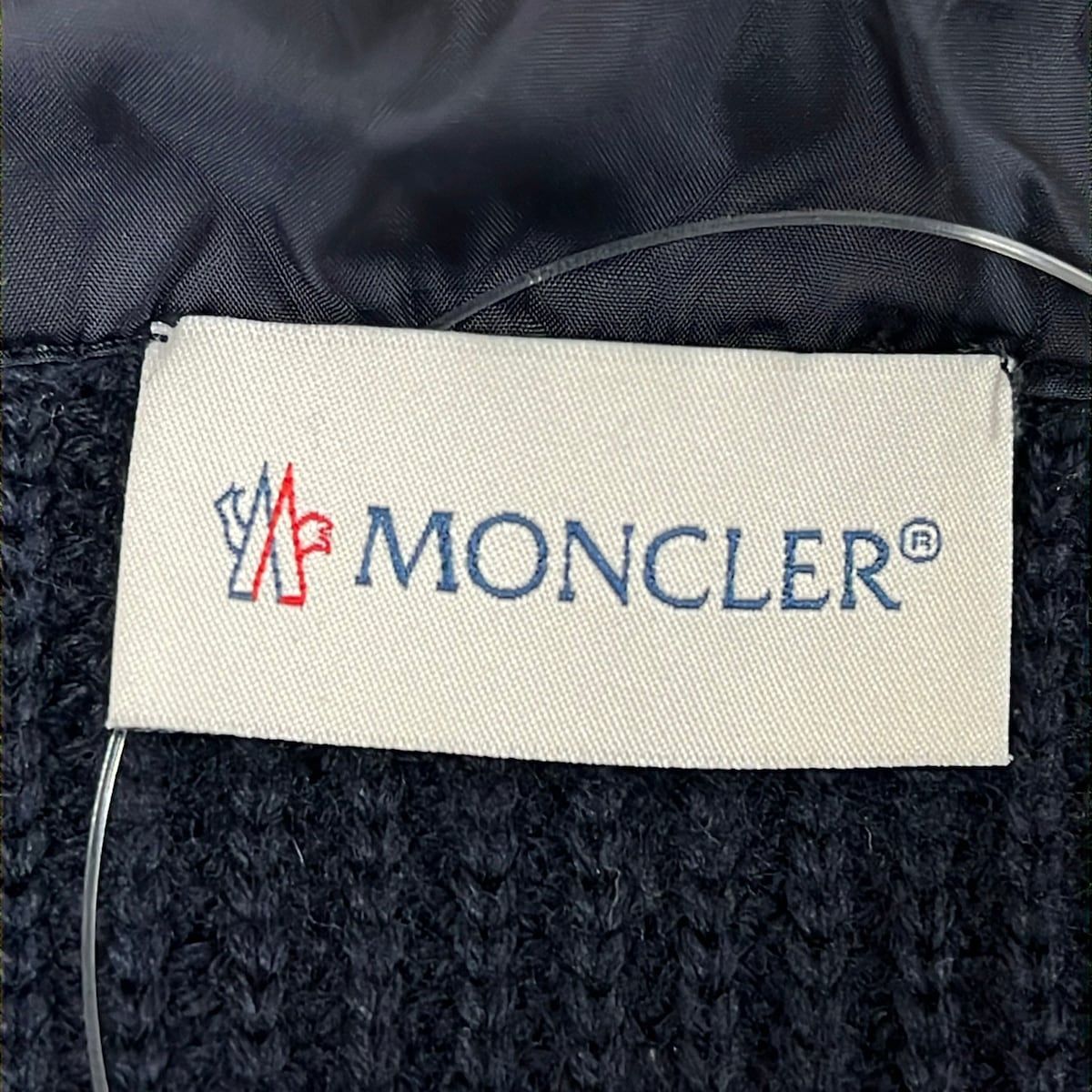 Moncler Down Jacket XL Maglione Navy Long Sleeve Winter — view 3