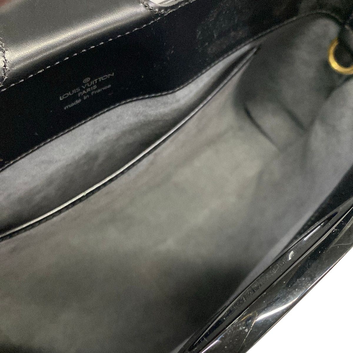 Louis Vuitton Shoulder Bag Epi Reverie Noir Leather — view 7