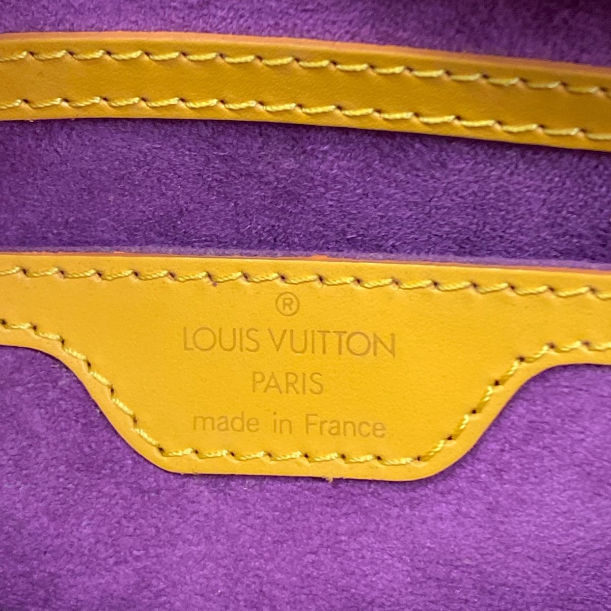 Louis Vuitton Handbag Epi Saint Jacques Jaune Leather — view 8