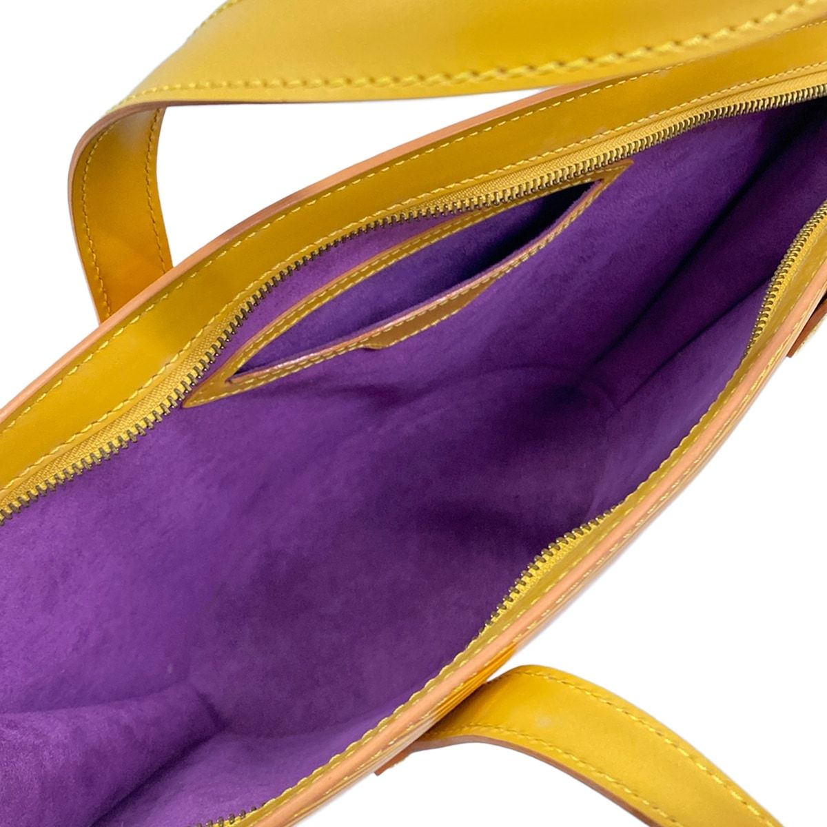 Louis Vuitton Handbag Epi Saint Jacques Jaune Leather — view 7