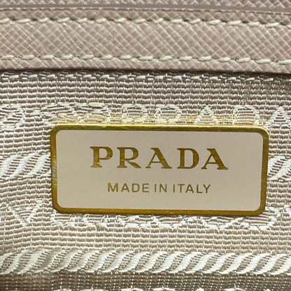 Prada Handbag Galleria Beige Gold Leather — view 9
