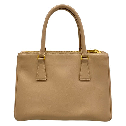 Prada Handbag Galleria Beige Gold Leather — view 3