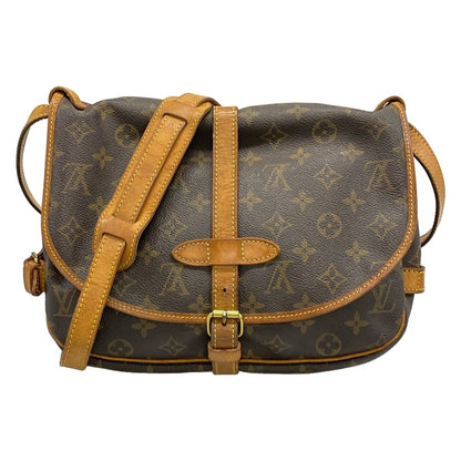 Louis Vuitton Shoulder Bag Monogram Saumur 30