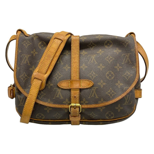 Louis Vuitton Shoulder Bag Monogram Saumur 30