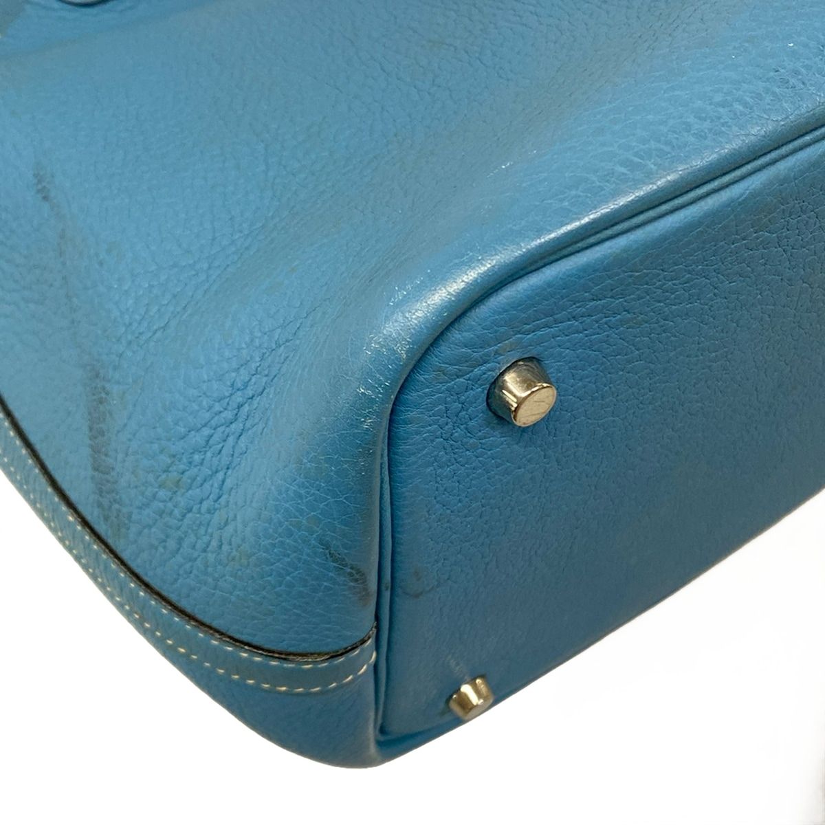 Hermes Handbag Picotin PM Blue Jean Silver — view 6
