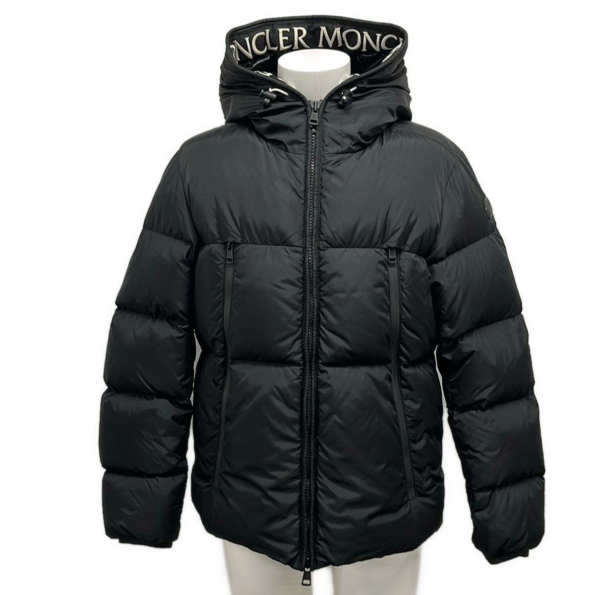 Moncler Down Jacket 2 M Montcla Black Long Sleeve Zip Up Winter