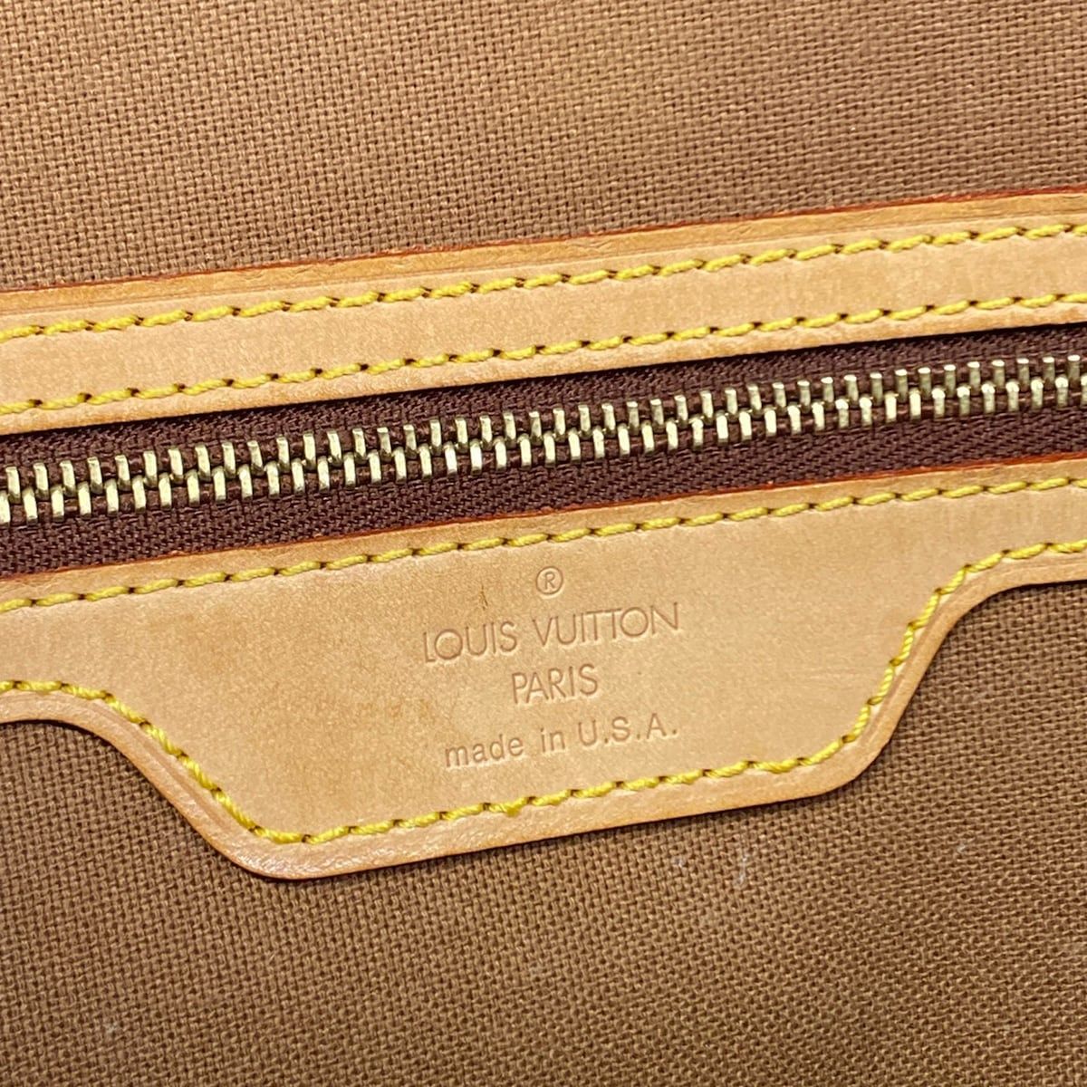 Louis Vuitton Shoulder Bag Monogram Cabas Mezzo — view 8