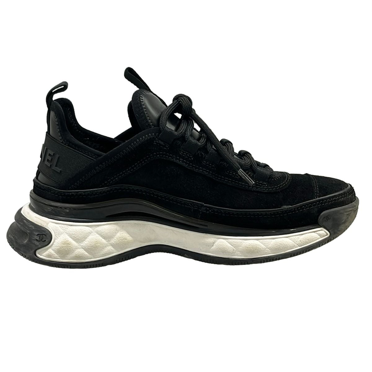 Chanel Sneakers 37 Black Leather — view 2