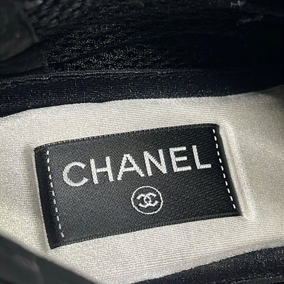 Chanel Sneakers 37 Black Leather — view 9