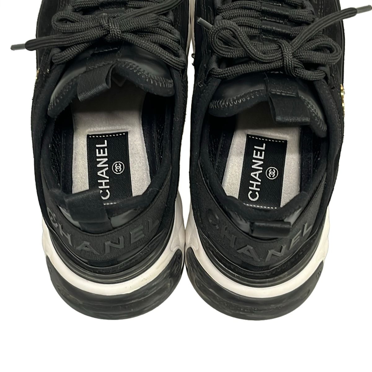 Chanel Sneakers 37 Black Leather — view 7