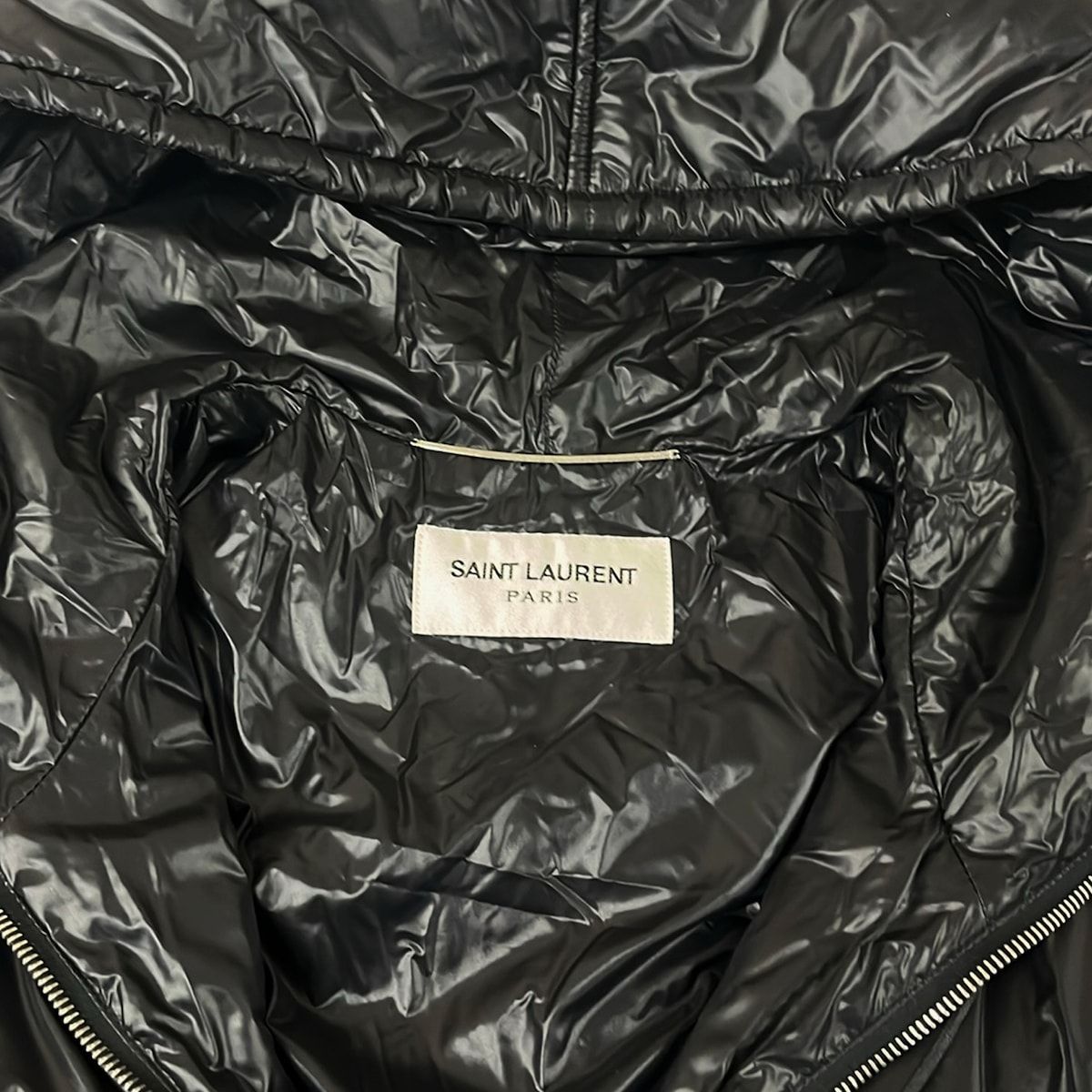 Saint Laurent Paris Jacket 50 Cassandra Anorak Black Winter — view 8