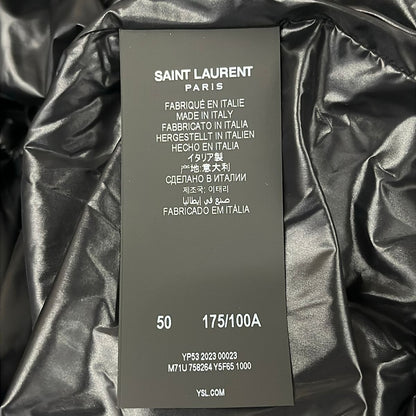 Saint Laurent Paris Jacket 50 Cassandra Anorak Black Winter — view 5