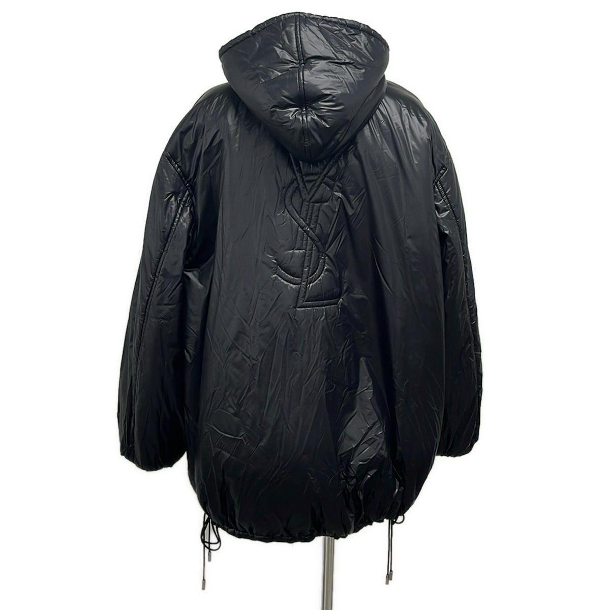 Saint Laurent Paris Jacket 50 Cassandra Anorak Black Winter — view 2