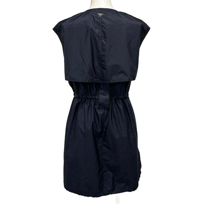 Prada Dress 38 S Re-Nylon Mini Dark Navy — view 2