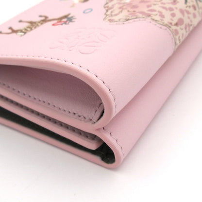 Loewe Trifold Wallet Light Pink Multi Leather — view 6